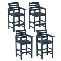 Tangkula Patio Adirondack Bar Chairs Set of 2/4