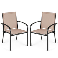 Tangkula Outdoor Dining Chairs Set