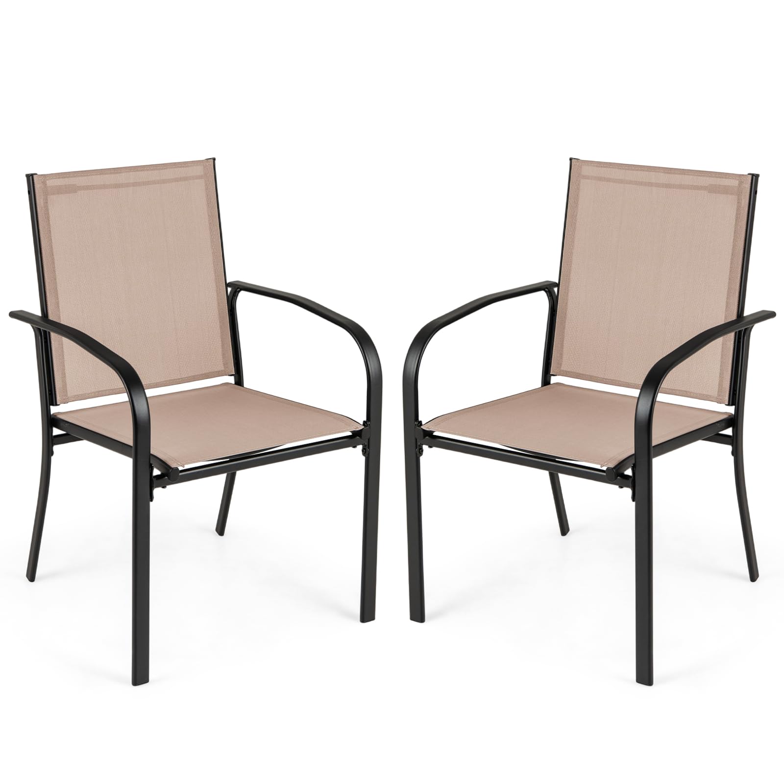 Tangkula Outdoor Dining Chairs Set