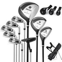 Tangkula 9/10/12 Pieces Men's Complete Golf Clubs Set