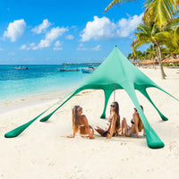 Tangkula Beach Canopy Tent UPF50+ Beach Sun Shade