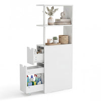 Tangkula Slim Bathroom Storage Cabinet