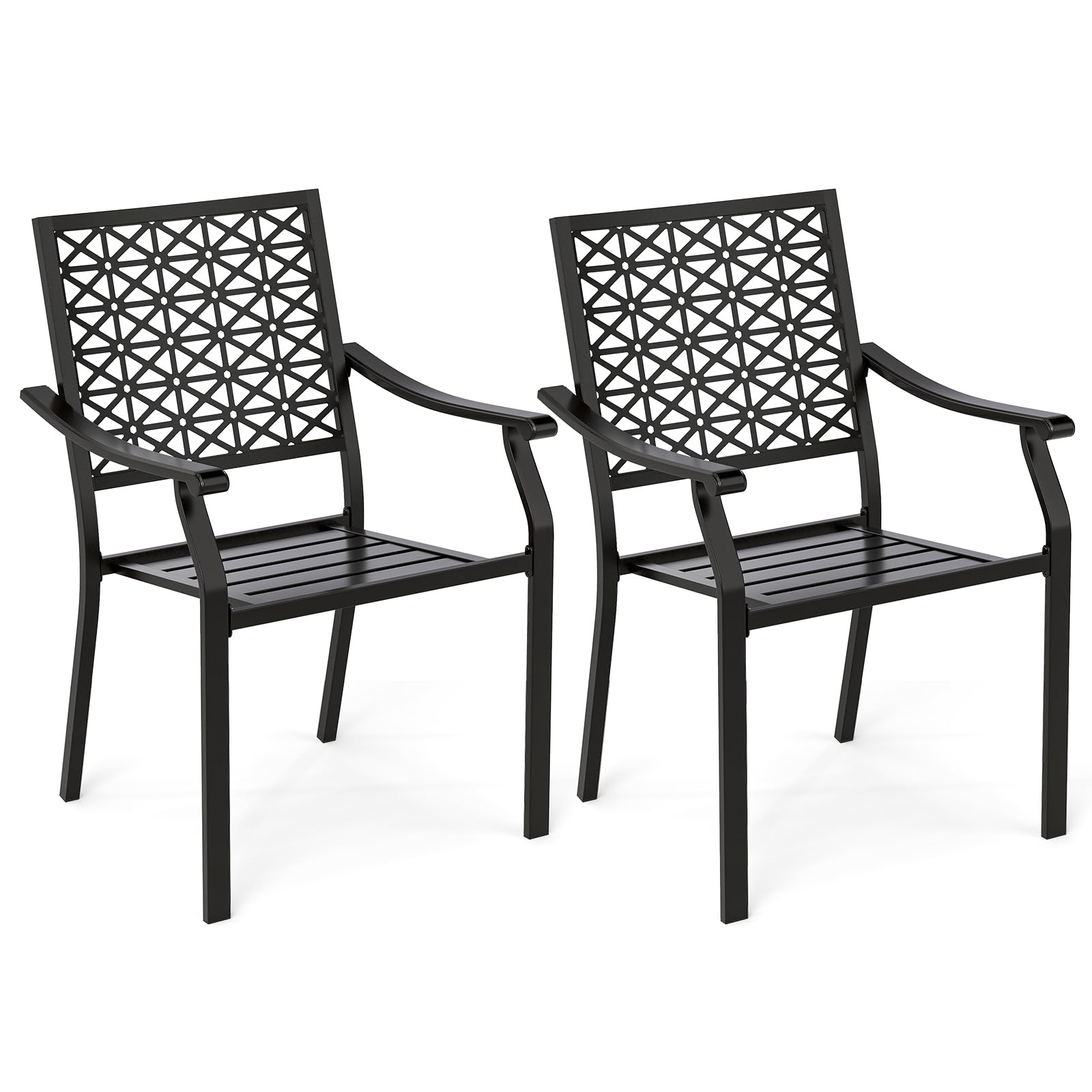 Tangkula Patio Dining Chairs Set