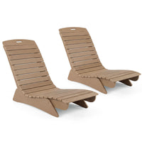 Chaise longue Tangkula en PEHD pour piscine, pour une profondeur d'eau de 5,5" à 8,5"