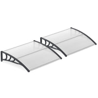 Tangkula 30" x 39" Window Awning for Sunlight Rain Snow Protection