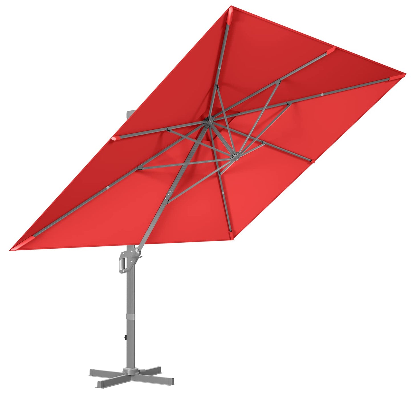 Tangkula 10x13ft Patio Rectangular Umbrella for Market