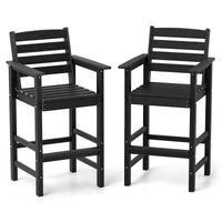 Tangkula Patio Adirondack Bar Chairs Set of 2/4
