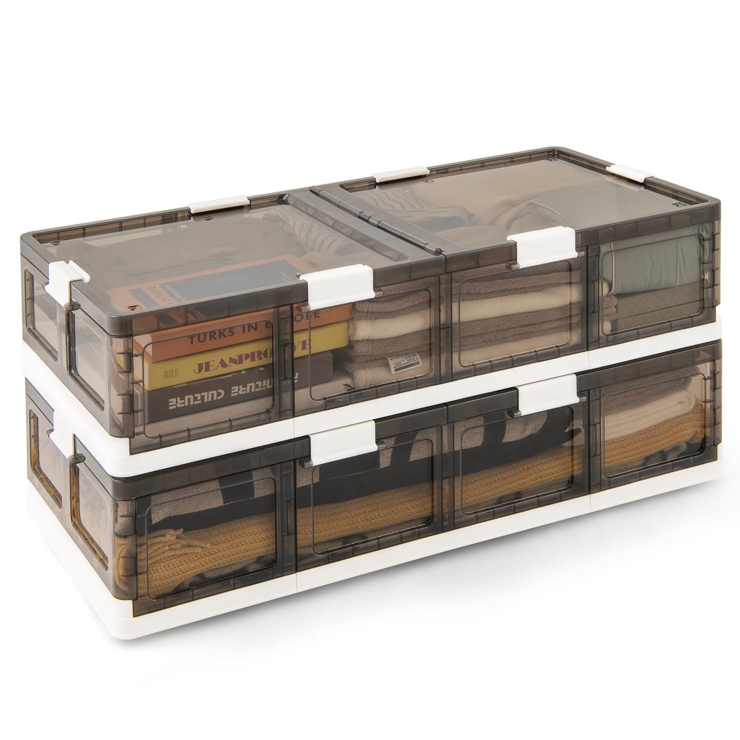 Tangkula 26.5Gal Under Bed Storage Containers for Clothes