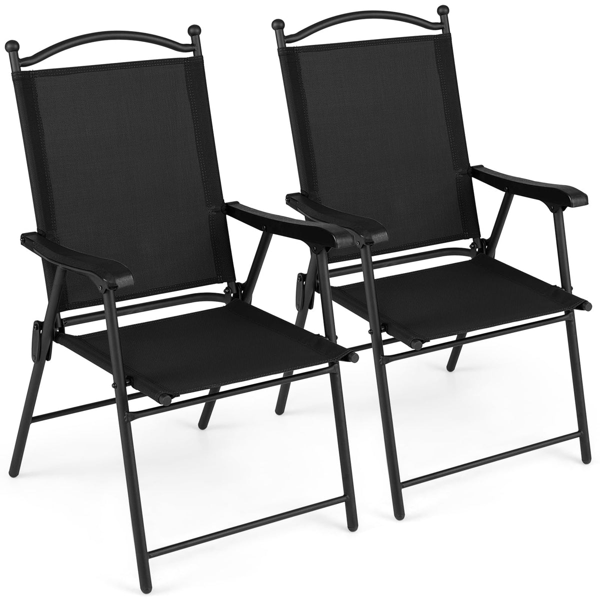 Tangkula Folding Patio Chairs Set of 2/4