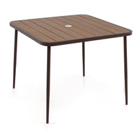Tangkula Patio Square Dining Table（ 35” x 35”）