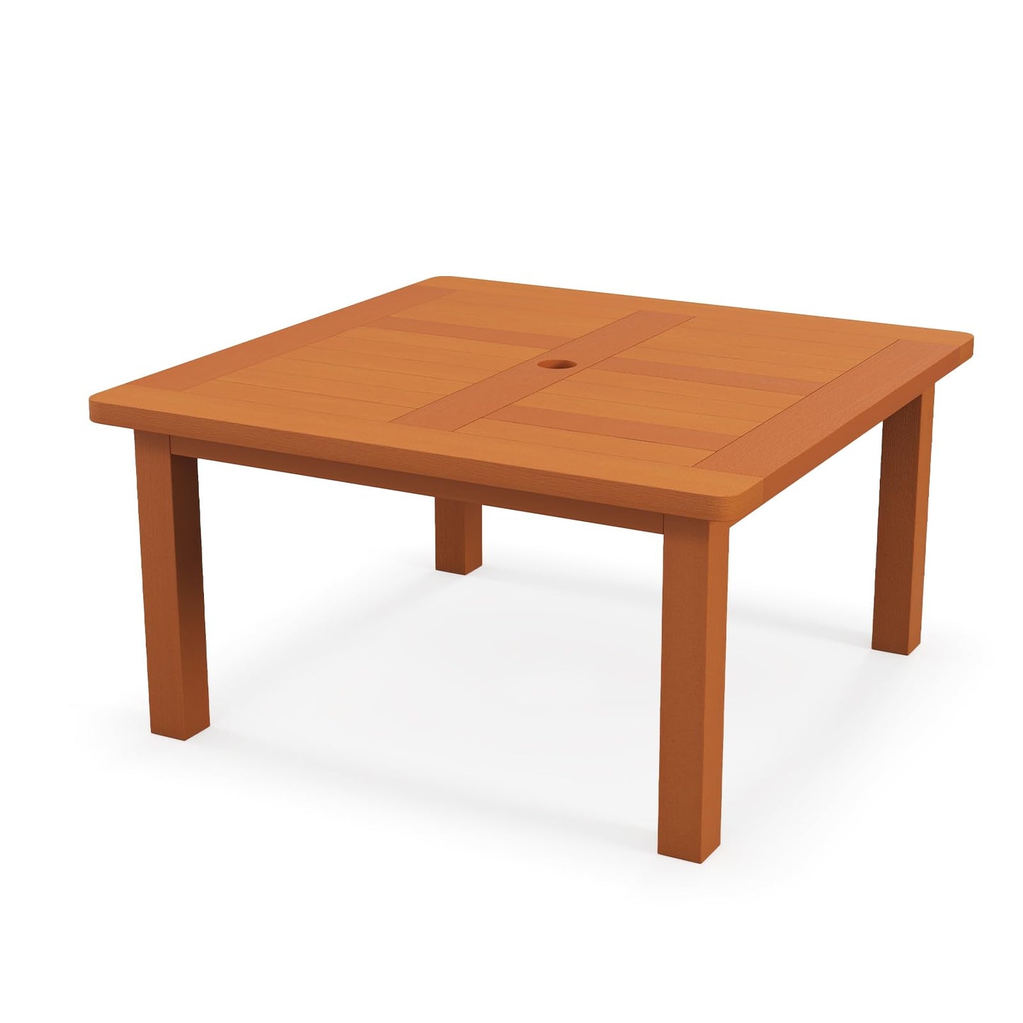 Tangkula Patio Coffee Table with Umbrella Hole