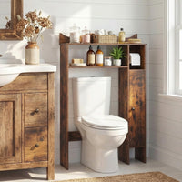 Tangkula Over The Toilet Storage Cabinet with Toilet Paper Holder