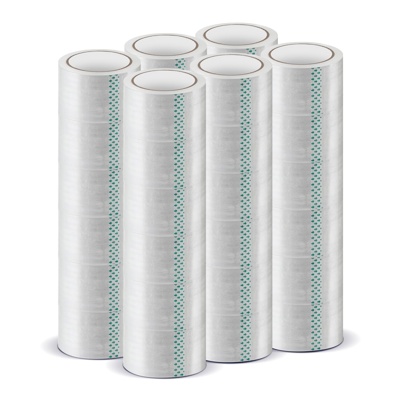 Tangkula Heavy Duty Packing Tape, 36 Rolls, Total 2362 Yards, 2.36 Inch x 65.6 Yards