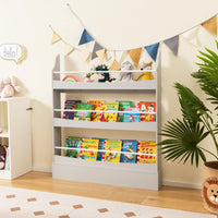 Bookcase Rack Wall for Books & Magazines - Tangkula