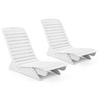 Chaise longue Tangkula en PEHD pour piscine, pour une profondeur d'eau de 5,5" à 8,5"