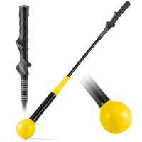 Tangkula Entraîneur de swing de golf avec tête lestée pour une meilleure prise