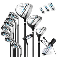 Tangkula 12 Pieces Men's Complete Golf Clubs Set Right Hand