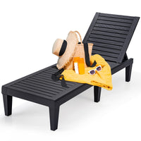 Tangkula Outdoor Chaise Lounge Chair