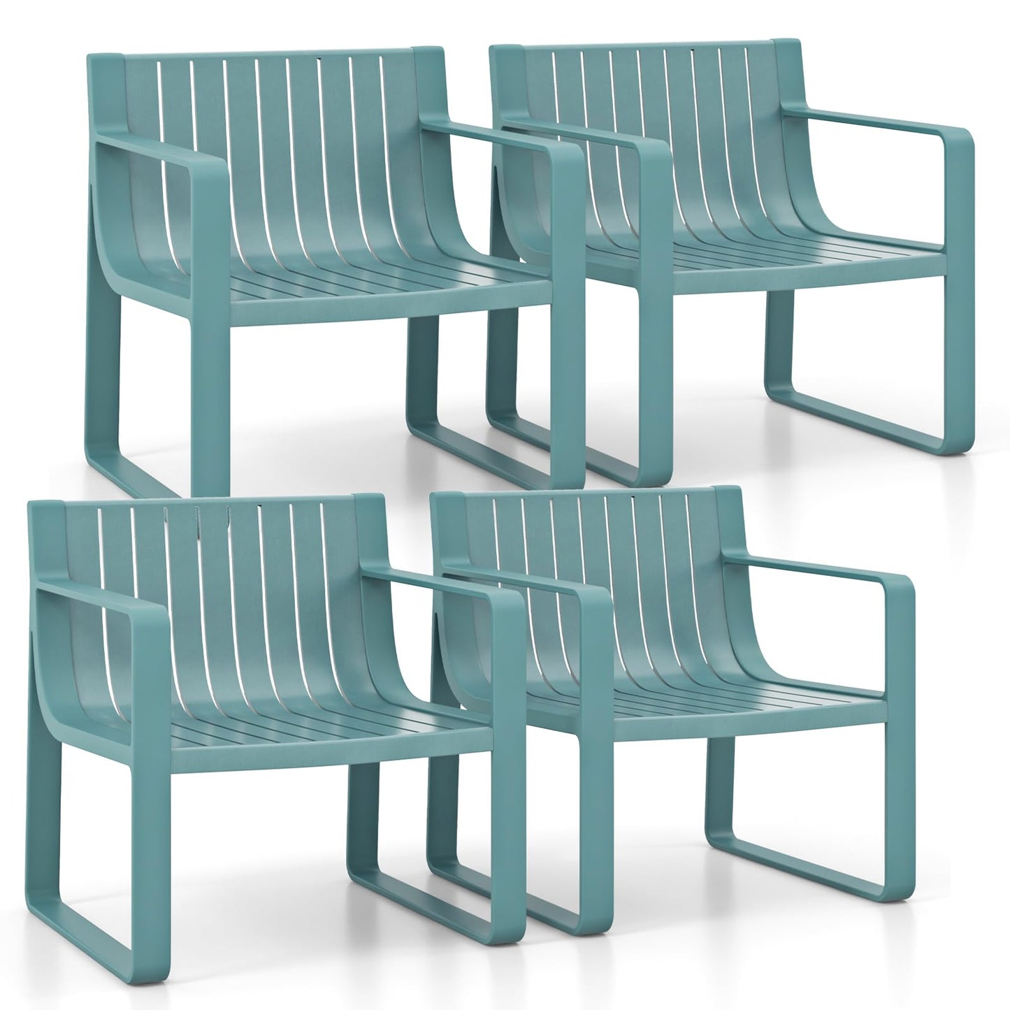 Tangkula Patio Chairs Set of 2/4