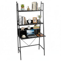 Tangkula 3-Tier Ladder Computer Desk for Home Office