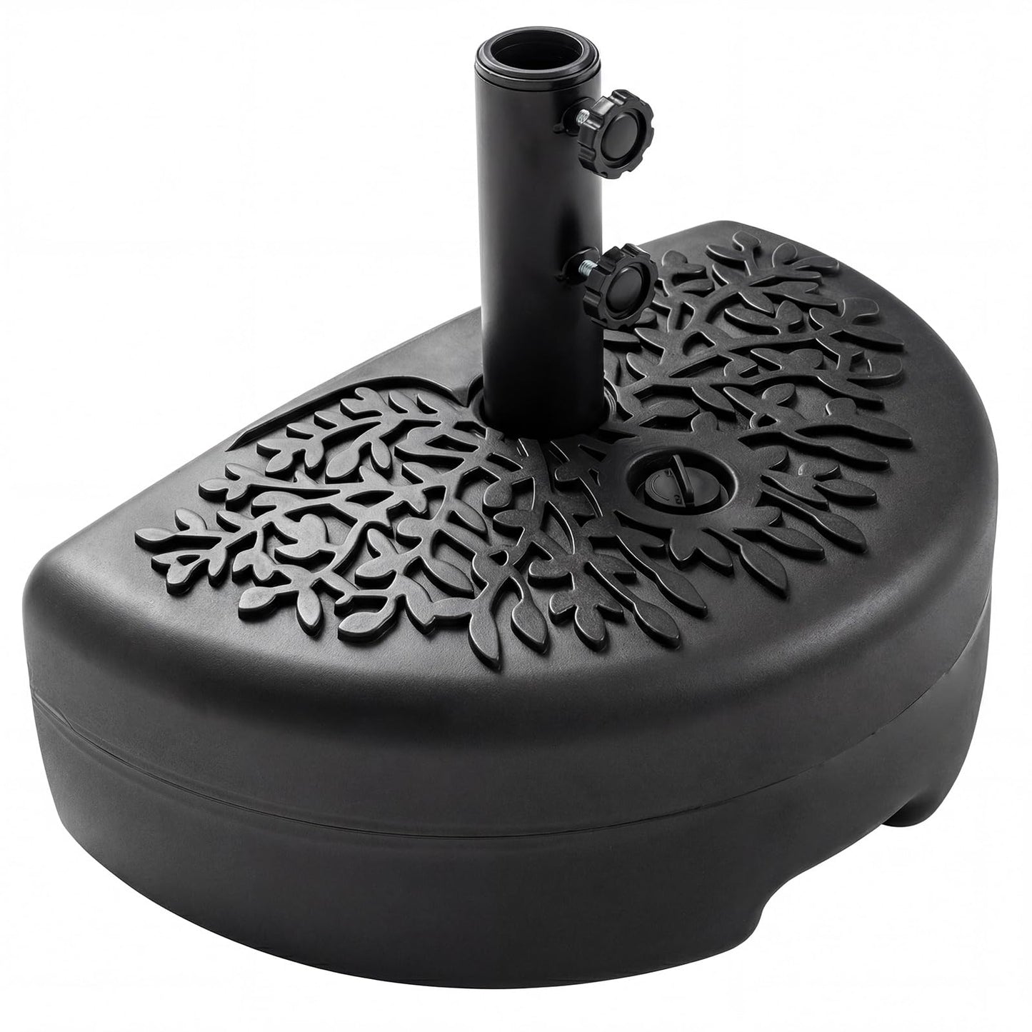Tangkula 55 LBS Half Round Umbrella Base for 1.57" & 1.91" Poles