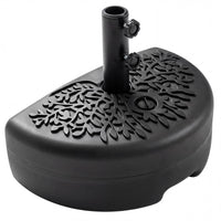 Tangkula 55 LBS Half Round Umbrella Base for 1.57" & 1.91" Poles