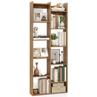 Tangkula Étagère de bibliothèque de 162,5 cm de hauteur sur pied ouverte (1/2)