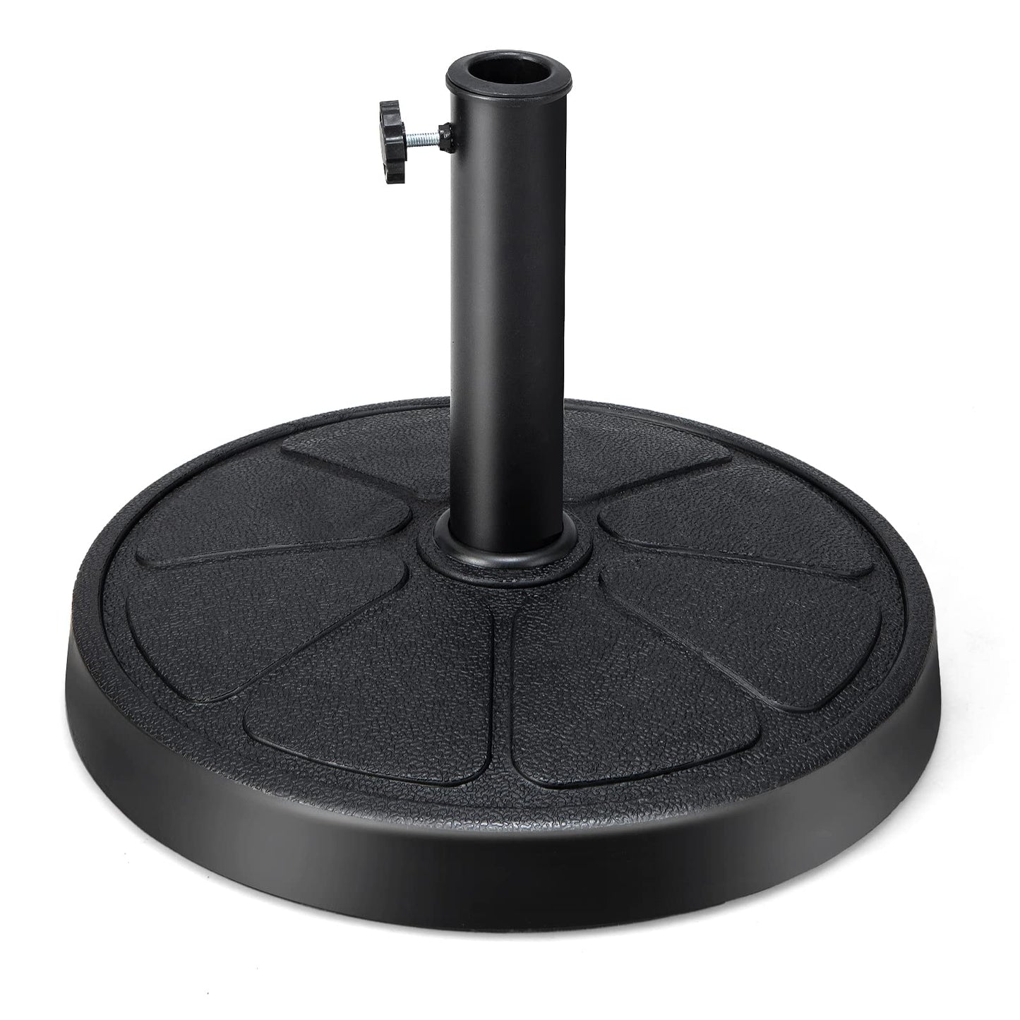 Tangkula Umbrella Base, 31 lbs Capacity Heavy-Duty Patio Outdoor Round Umbrella Stand for 9 ft Umbrella