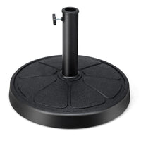 Tangkula Umbrella Base, 31 lbs Capacity Heavy-Duty Patio Outdoor Round Umbrella Stand for 9 ft Umbrella