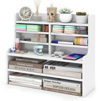 Tangkula Double 6-Tier Desktop File Organizer