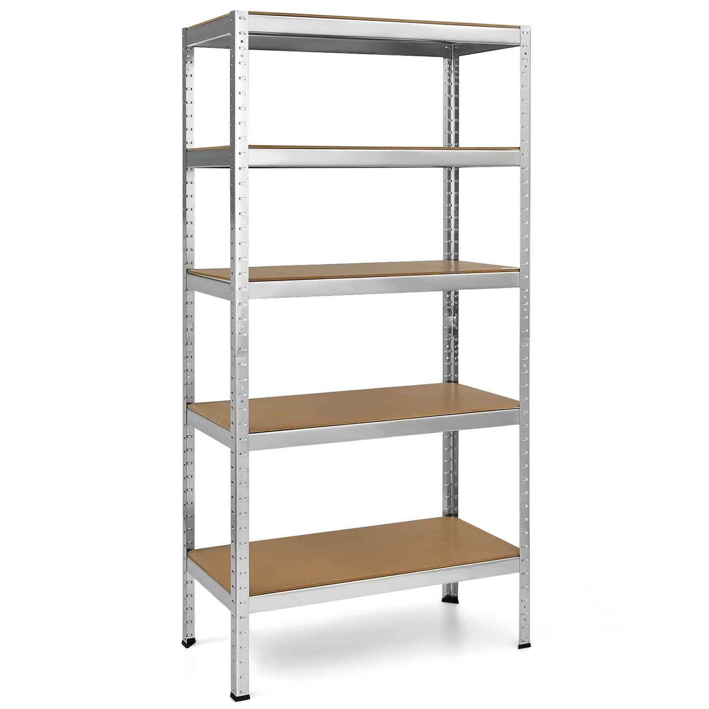 Tangkula 72" Storage Shelves, Heavy Duty Steel Frame 5-Tier Garage Shelf
