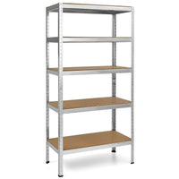 Tangkula 72" Storage Shelves, Heavy Duty Steel Frame 5-Tier Garage Shelf