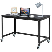 Mobile Computer Desk, Simple Style Rolling Home Office Desk Study Table Writing Desk