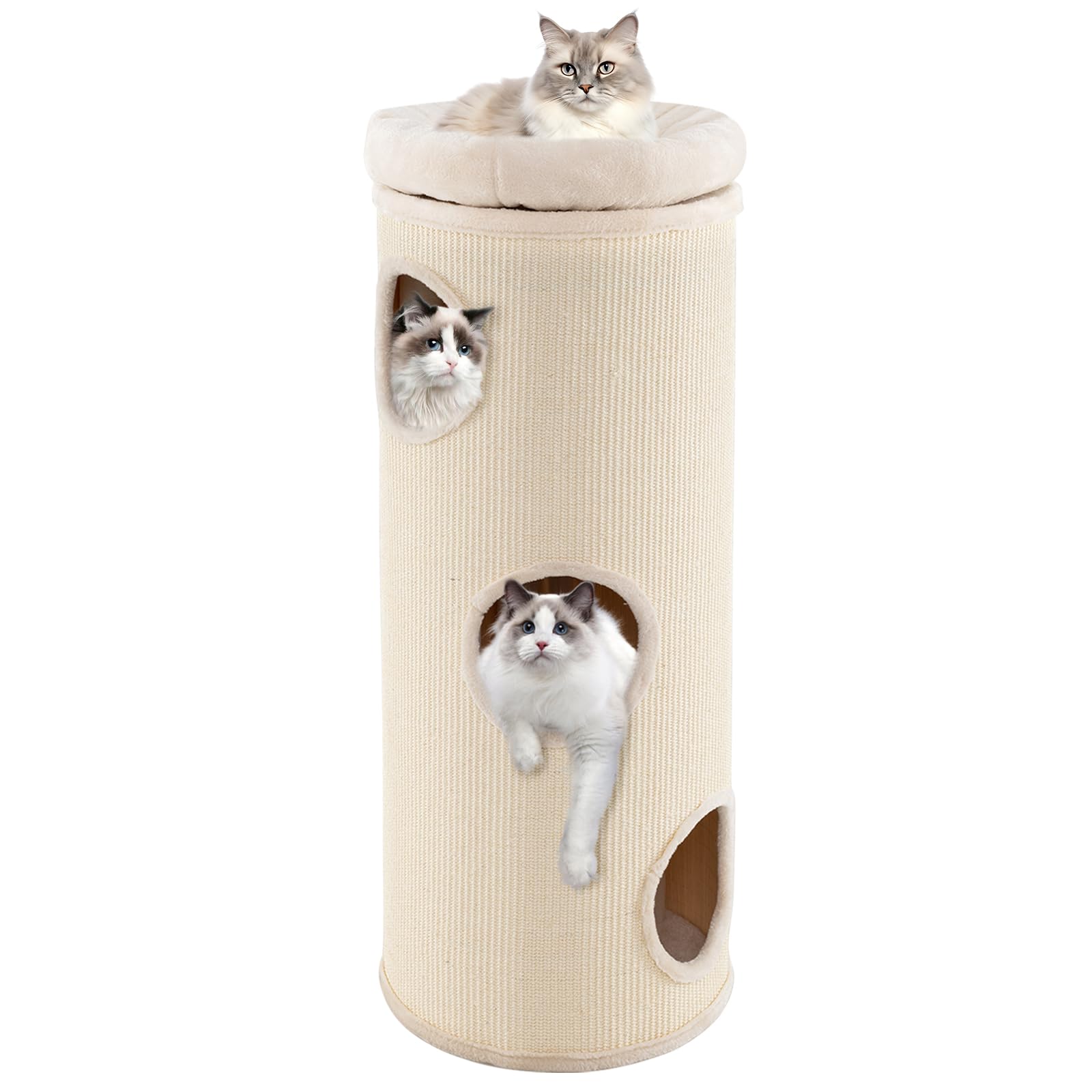 Tangkula 4 Story Cat Tree Condo