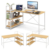 Tangkula Reversible L-Shaped Computer Desk