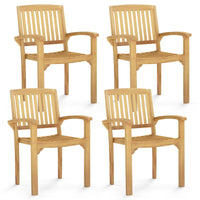 Tangkula Outdoor Patio Wppd Dining Chair（1/2/4）