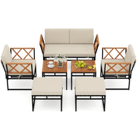 Tangkula 7 Piece Outdoor Furniture Set
