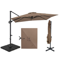 Tangkula 11 x 9 FT Patio Umbrella with Base Included