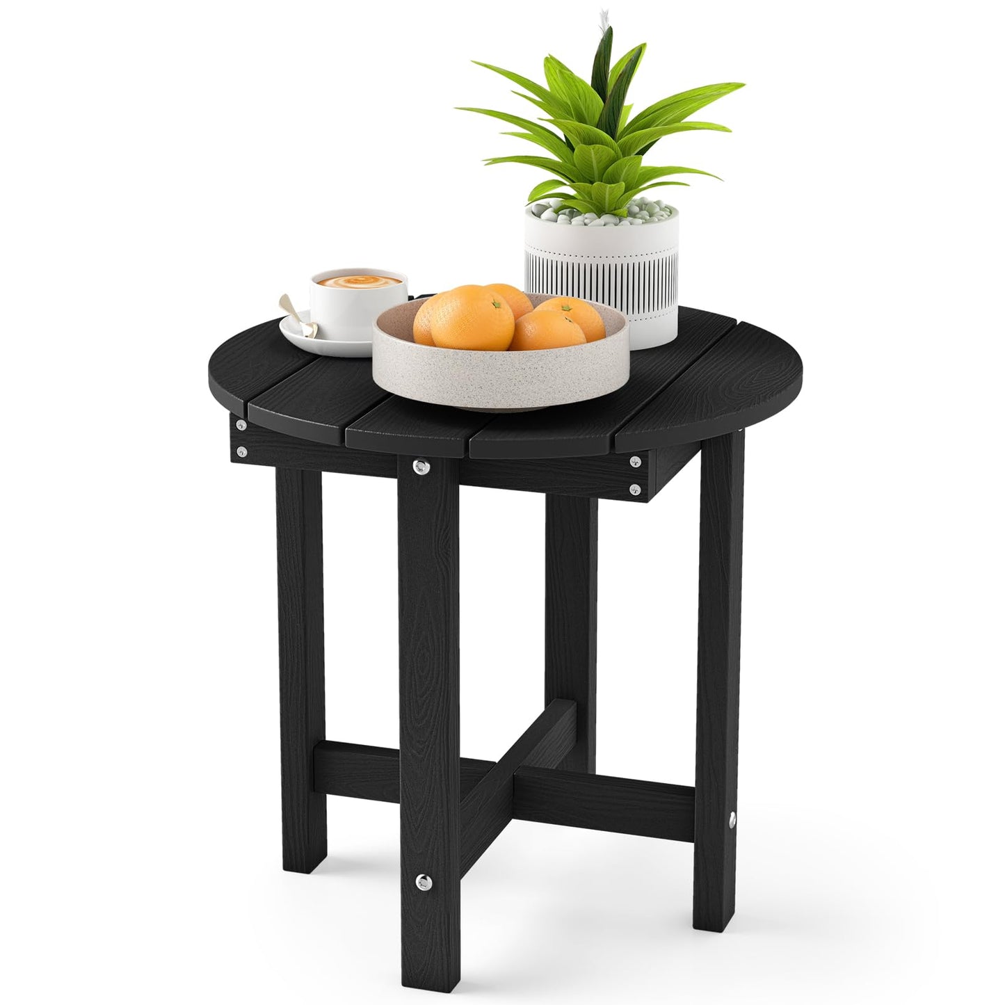 Tangkula Outdoor Side Table HIPS Adirondack Side Table(1/2)