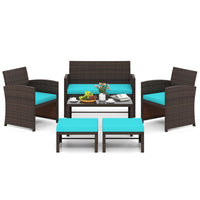 Tangkula 6 Pieces Patio Furniture Set