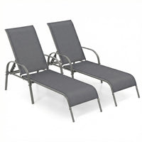 Tangkula Lounge Chair Outdoor Patio Chaise Lounge(1/2)