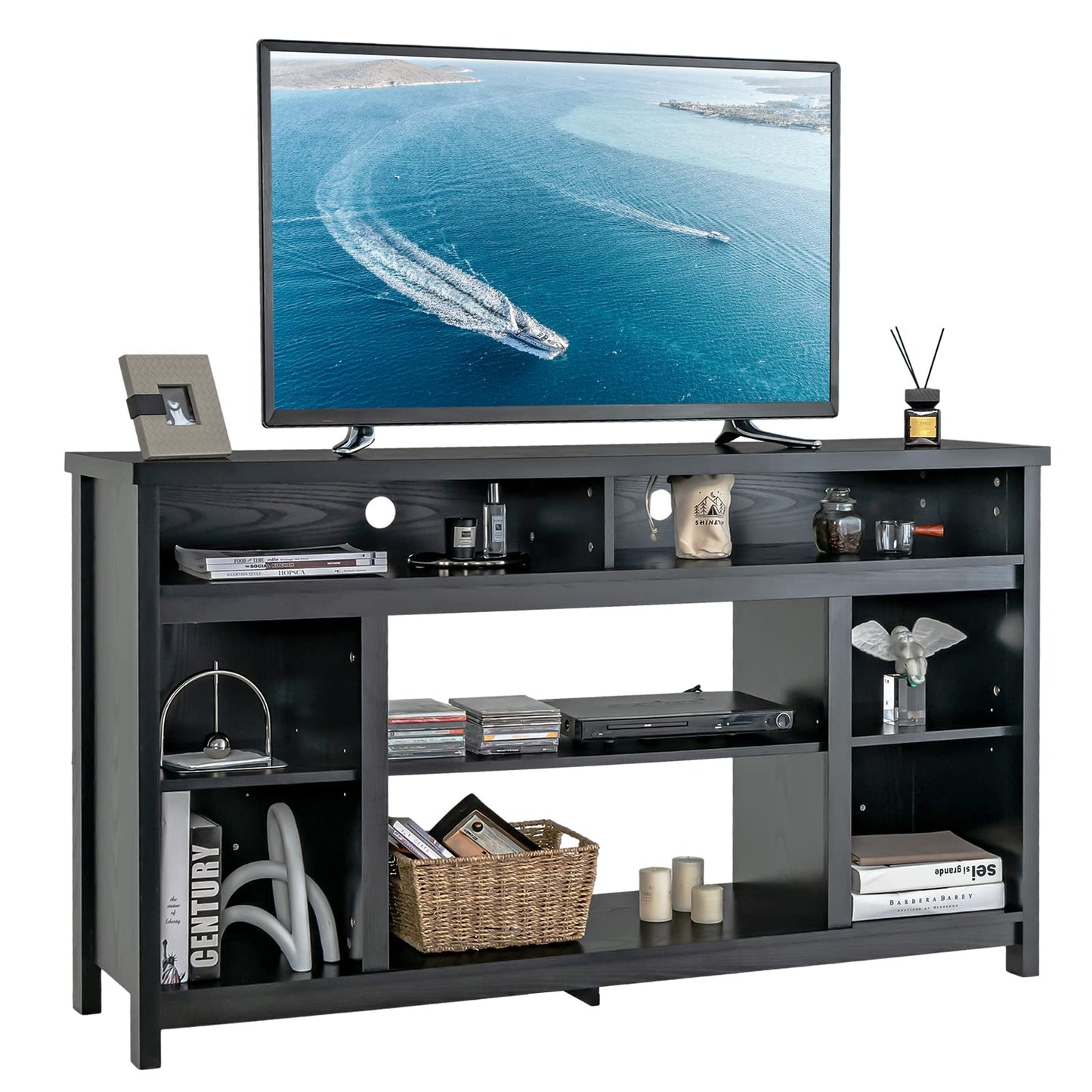 Tangkula TV Stand for TVs up to 65" for Living Room