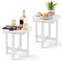 Tangkula Outdoor Side Table HIPS Adirondack Side Table(1/2)
