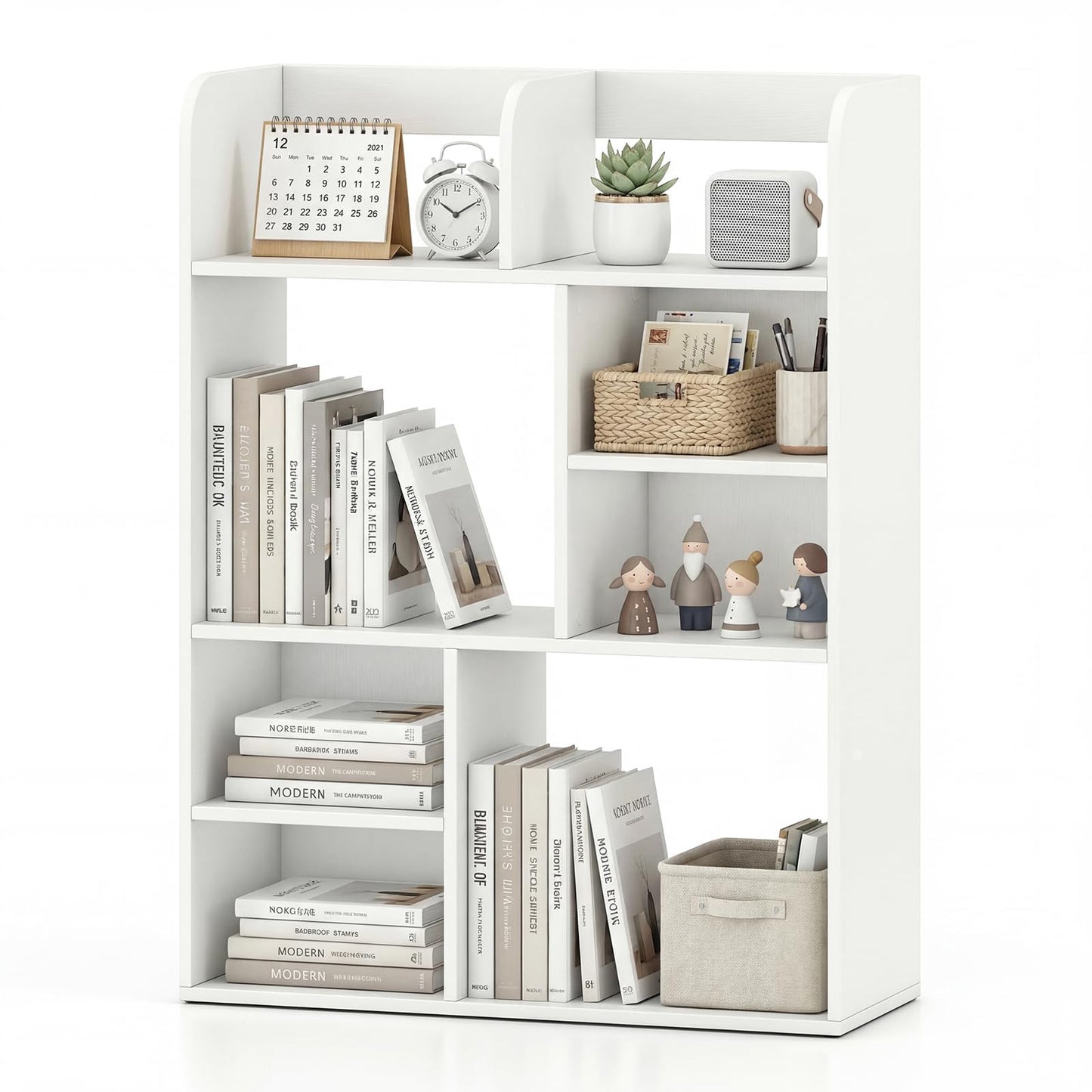 Tangkula Desktop Bookshelf, 5-Tier Desktop Display Rack