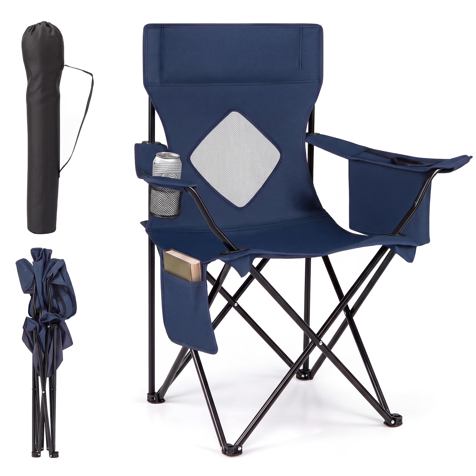 Tangkula Outdoor Camping Chair No Assembly & Quick Folding(1/2）