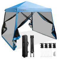 Tangkula 10x10 Ft Pop Up Canopy with Netting
