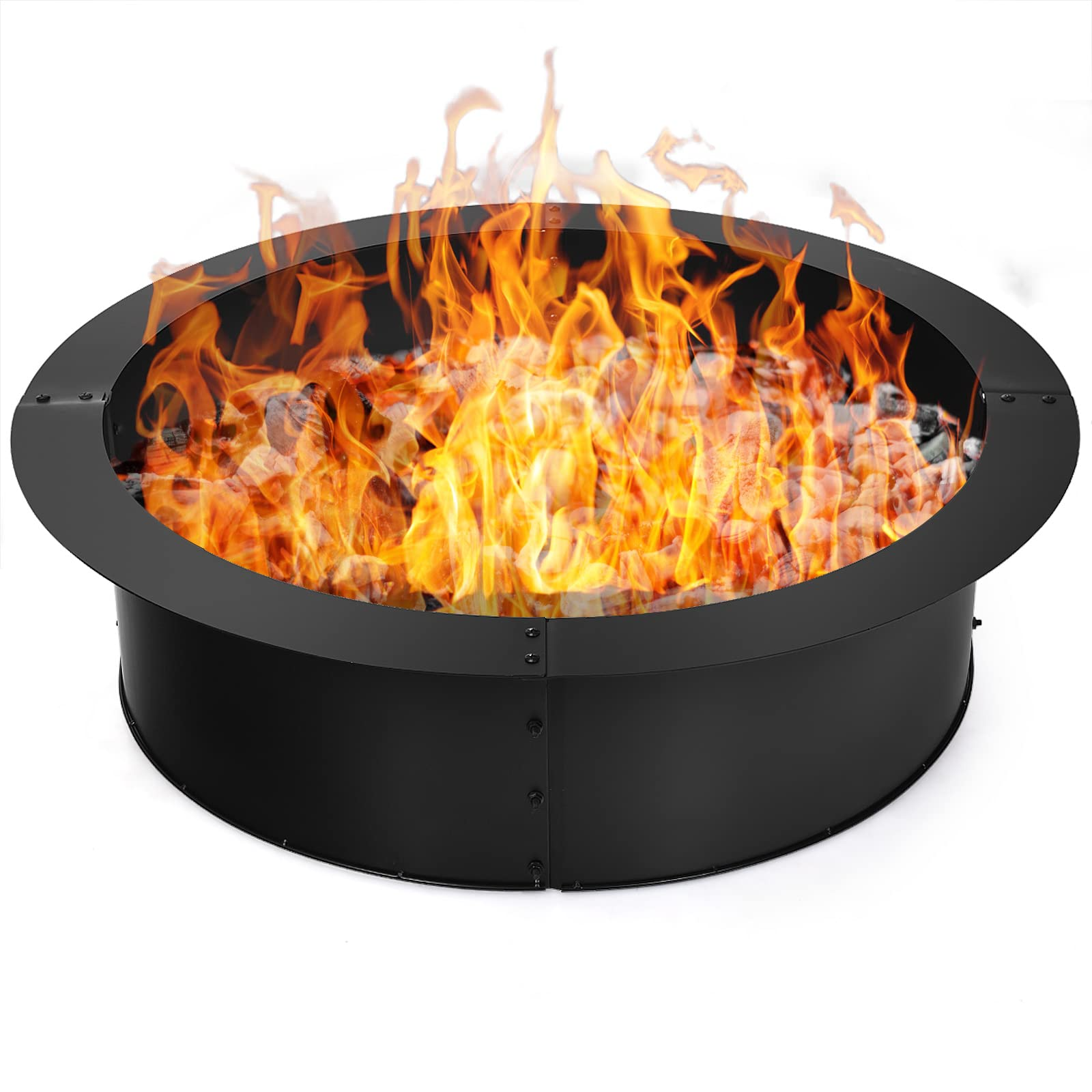 Tangkula Fire Pit Ring, 36-Inch Outer