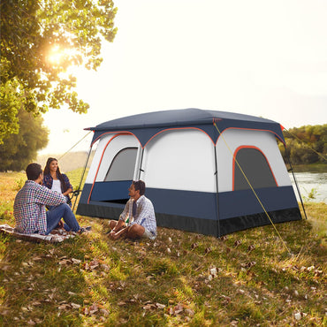 Tangkula 6/8/10-Person Camping Tent with Porch