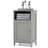 Tangkula Bathroom Floor Storage Cabinet