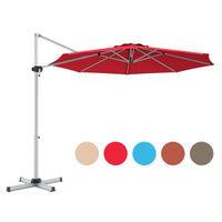 Tangkula 11ft Patio Cantilever Umbrella